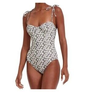 Gottex Flirtt One Piece Swimsuit Size S Multi Dusk Green New With Tags